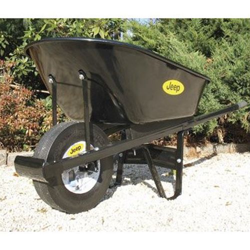 Jeep WH6RFR 6 Cu. Ft Steel Contractor Wheelbarrow Sears Outlet