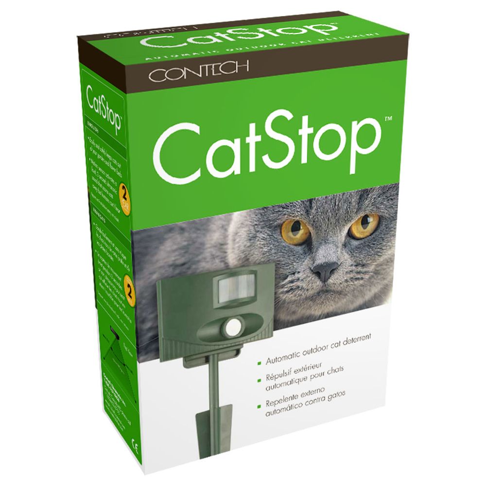 Contech CTECAT002 CatStop Ultrasonic Outdoor Cat Deterrent
