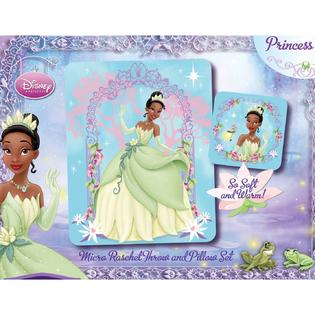 Disney Princess and the Frog Throw and Pillow Set