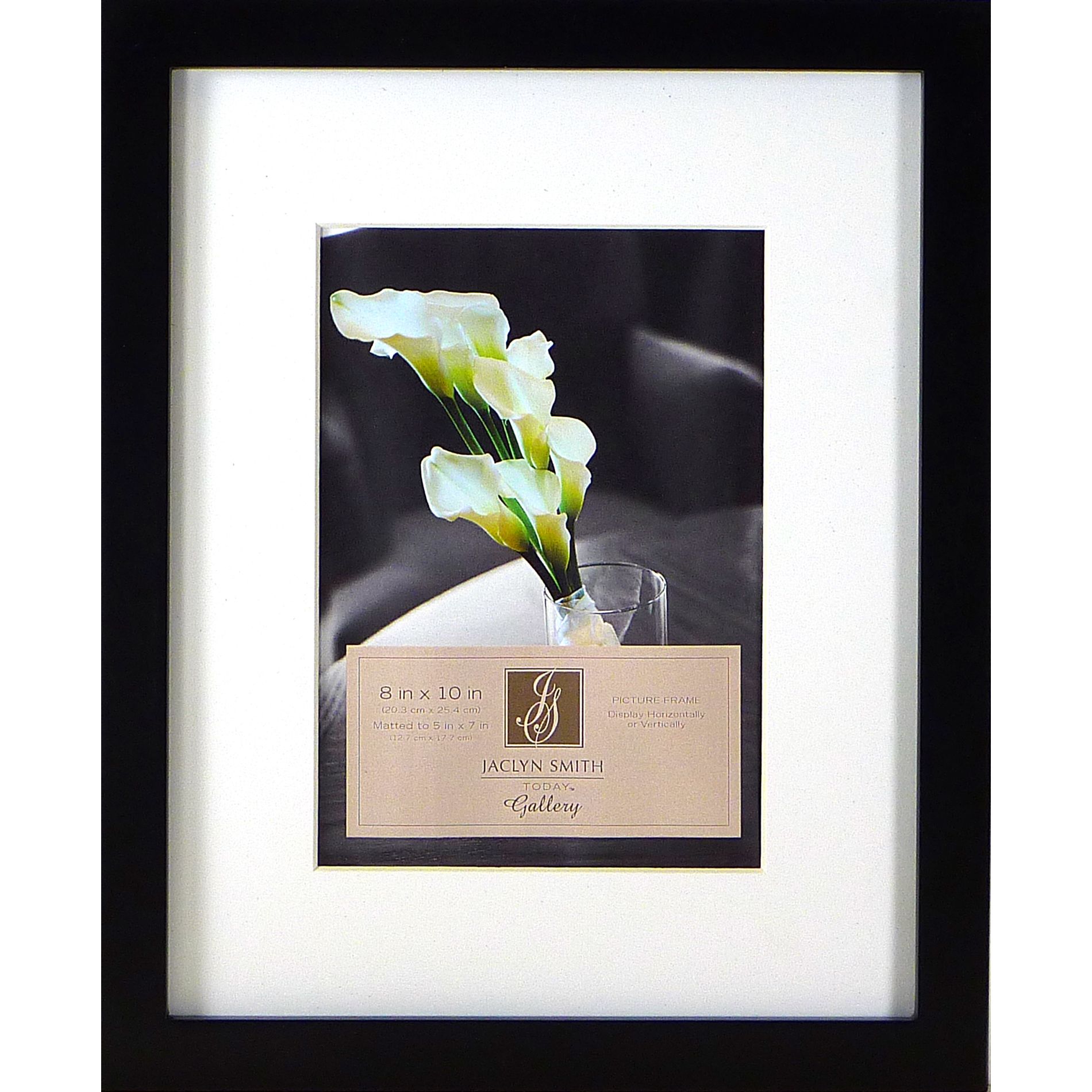 Jaclyn Smith Today Black Gallery 8 X 10 Inch Picture Frame with 5 X 7 Inch Opening at Kmart.com