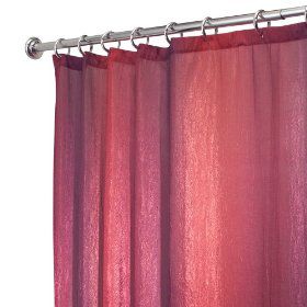 Ombre Shower Curtain - Red/Purple