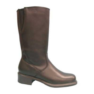 Women's Leather Boot Colleen Waterproof Black - Wide