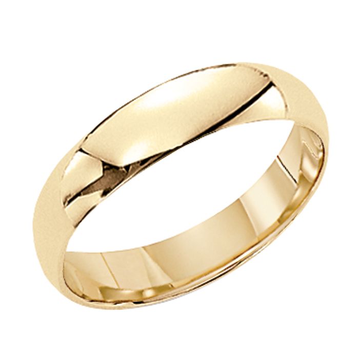3mm Mens 14Kt Yellow Gold Wed Band