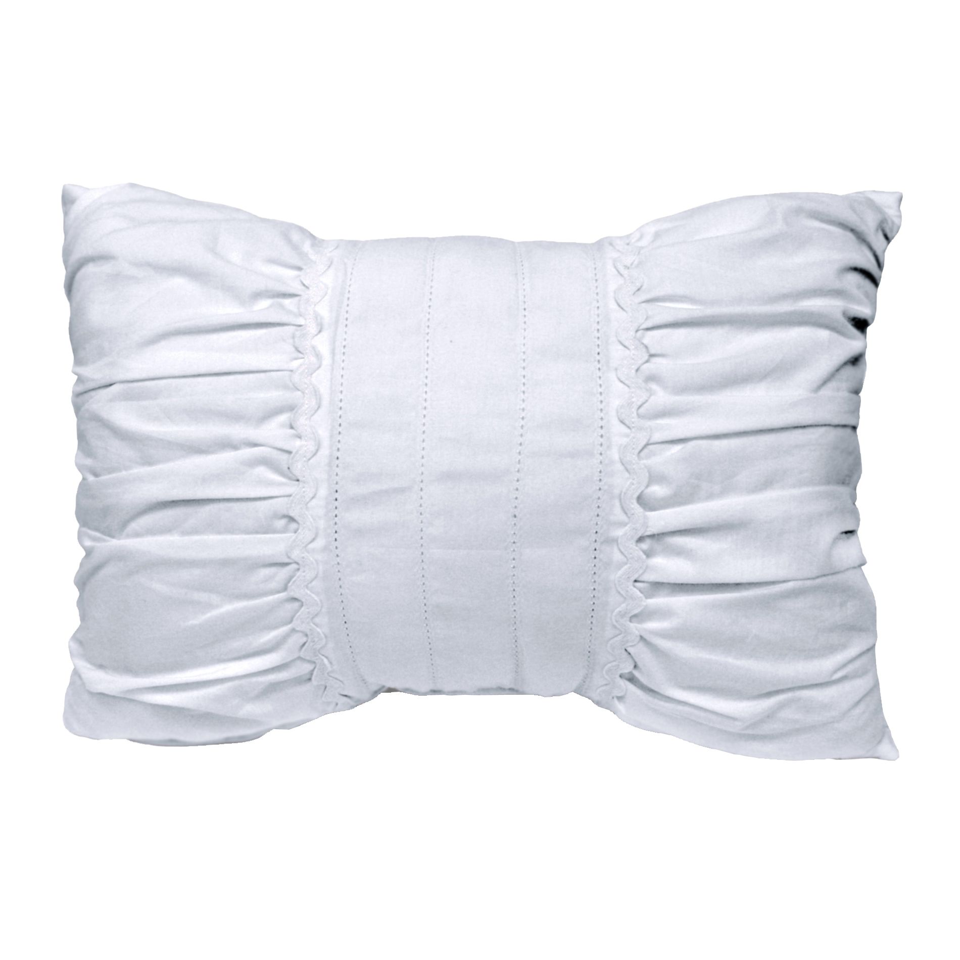 Springmaid White Ruched Decorative Pillow - Home - Bed & Bath - Bedding - Decorative Pillows & Shams