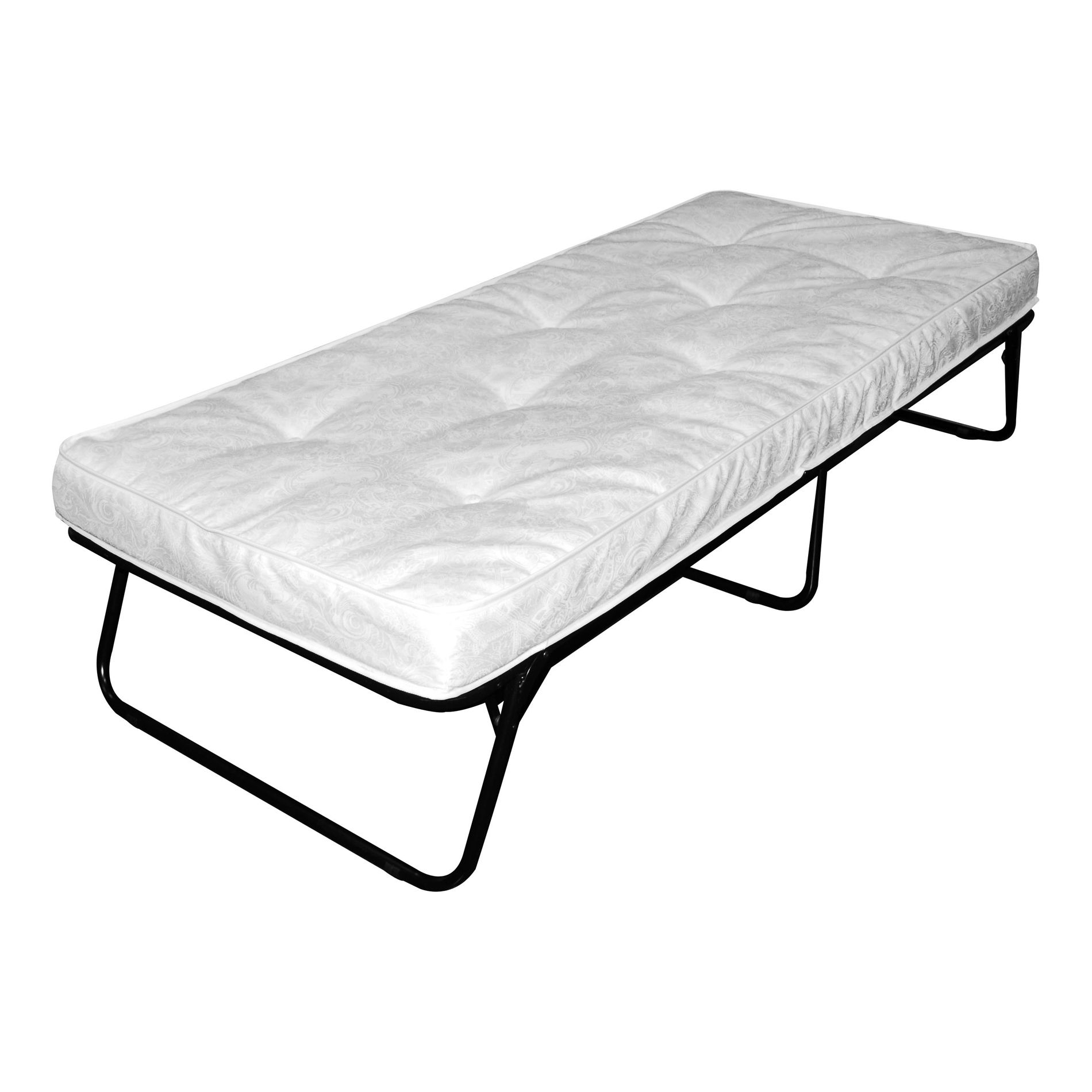 Essential Home Folding Guest Bed With Steel Frame