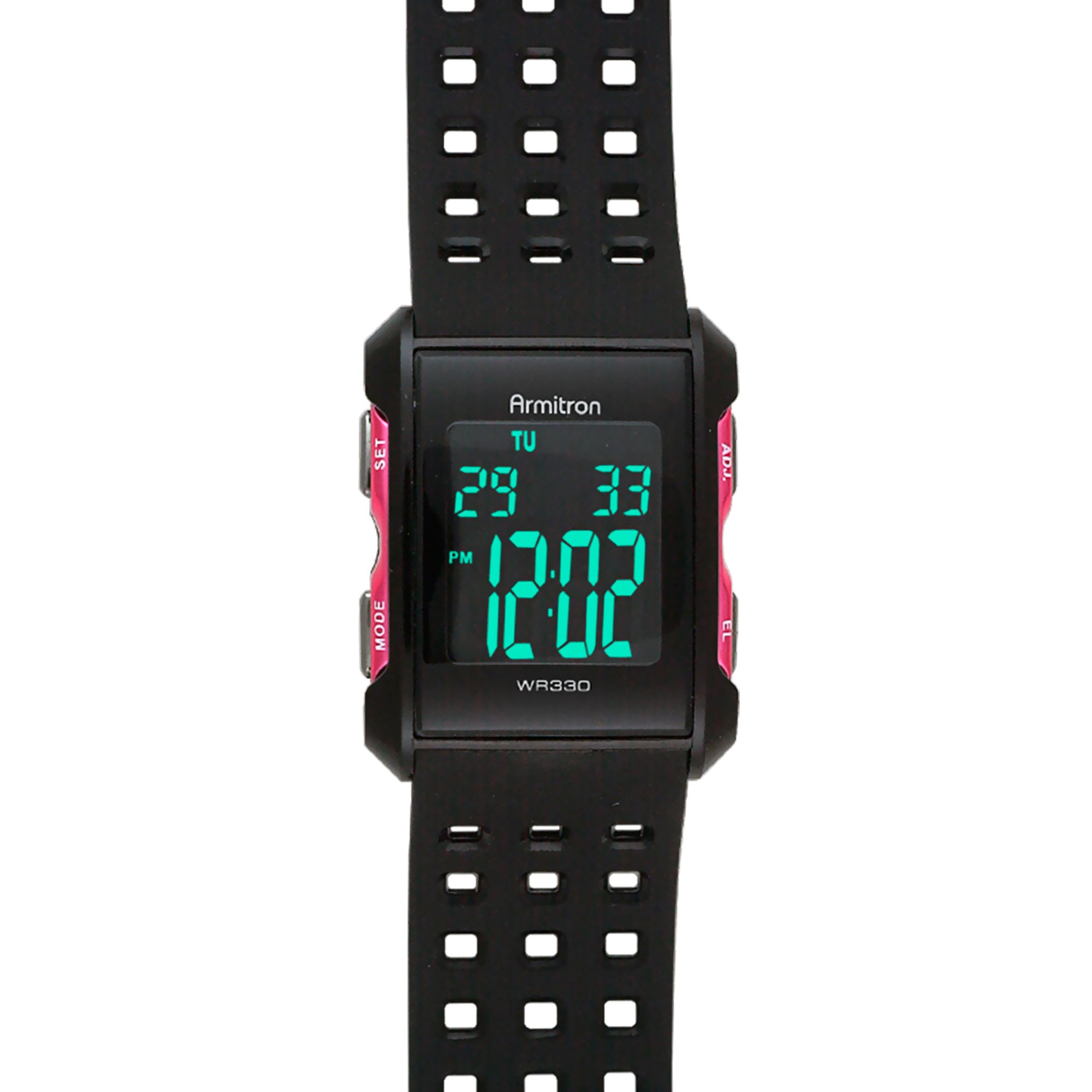 Armitron Mens Calendar Day/Date Sports Watch with Digital Display Dial and Black Band at Sears.com