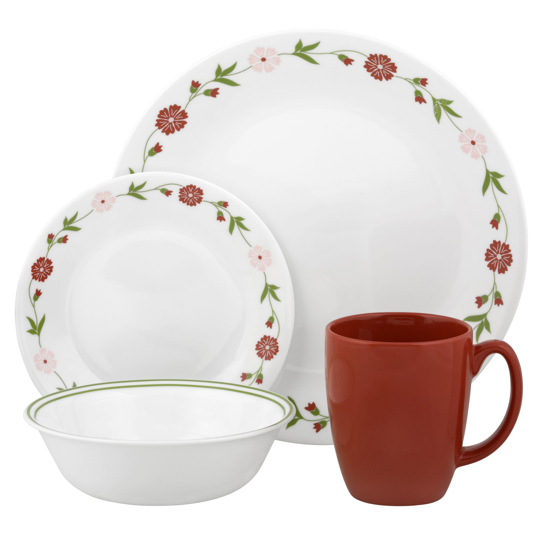 Corelle Livingware Spring Pink 16Pc Dinnerware Set at Kmart.com