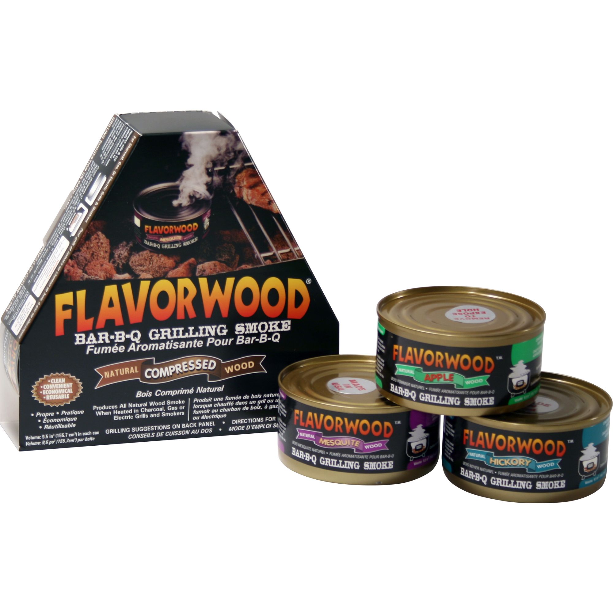  Cameron's Flavorwood Smoke Can - 3 Pack 