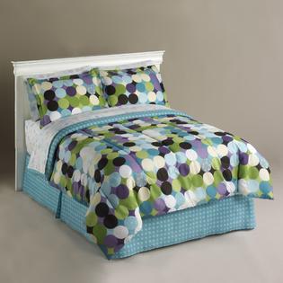 Essential Home Optic Dot Complete Bed Set Home Bed & Bath Bedding