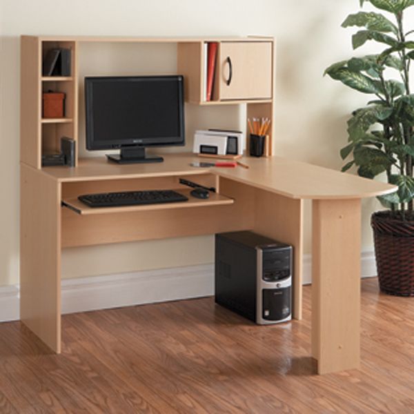 Orion L-Shaped Desk - Maple at Kmart.com