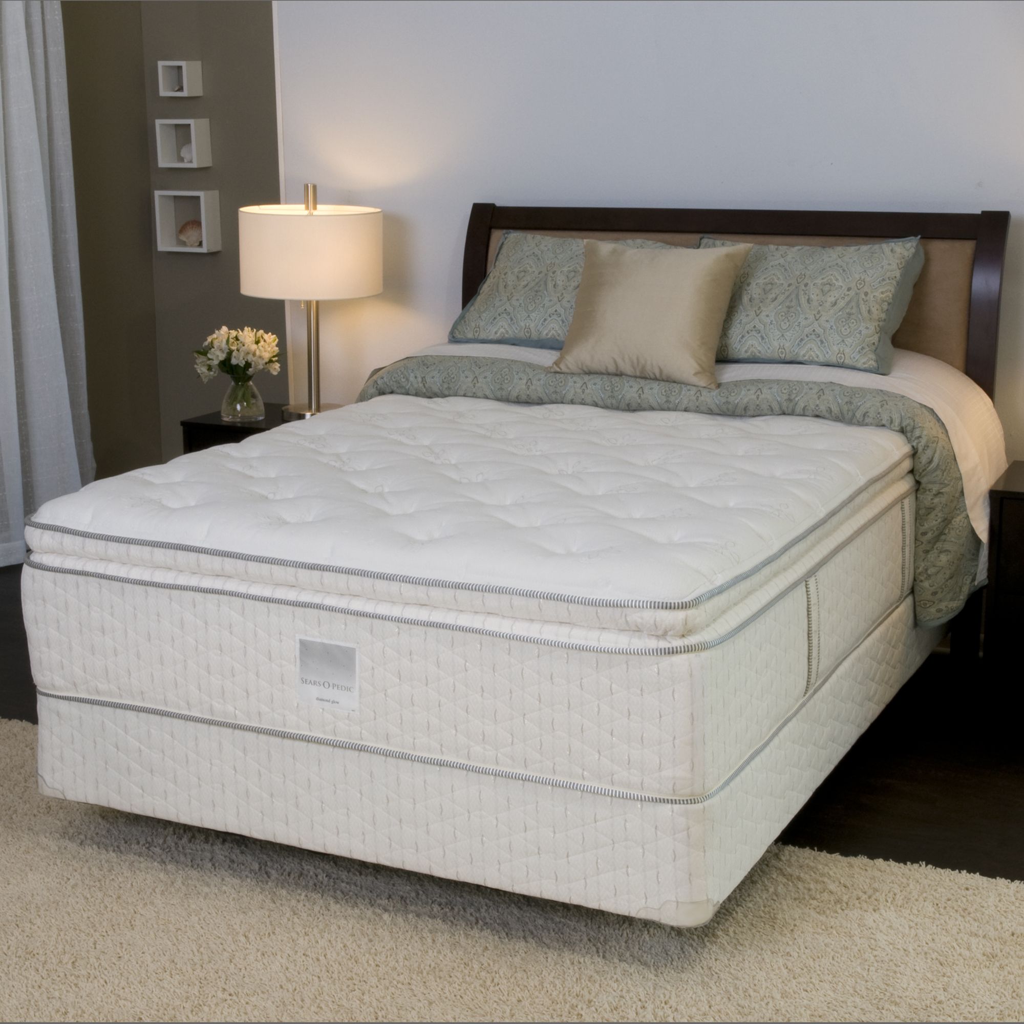 SearsOPedic 953043350 Diamond Glow Firm SPT QUEEN MATTRESS Only