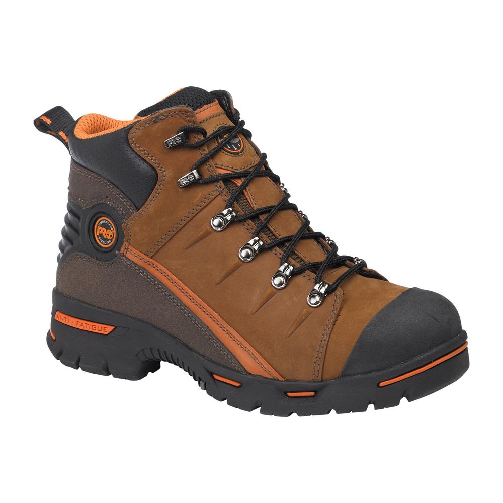 Men's Work Boot 6" Endurance Puncture-Resistant Hiker with Ever-Guard and Anti-Fatigue  - Brown