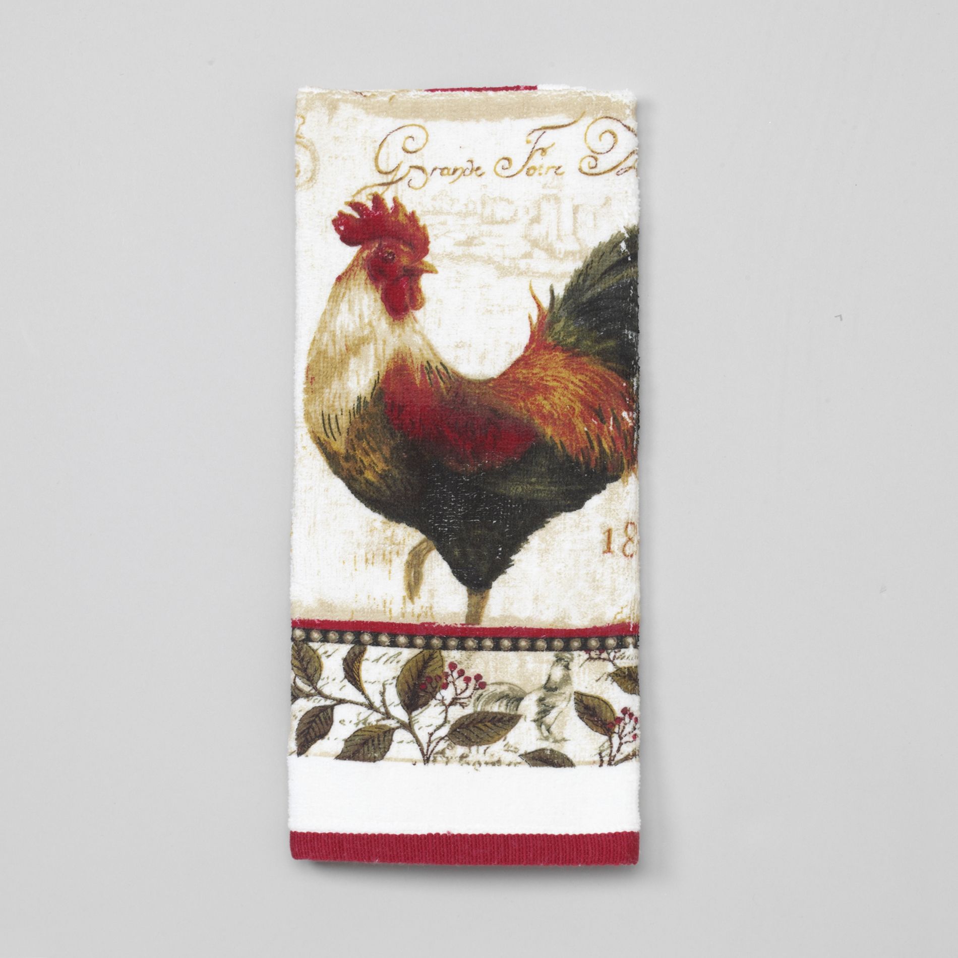 Essential Home Rooster Of Tuscan Printed Kitchen Towel Shop Your Way