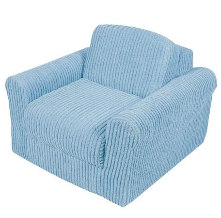 Fun Furnishings Chair Sleeper Blue Chenille at Kmart.com
