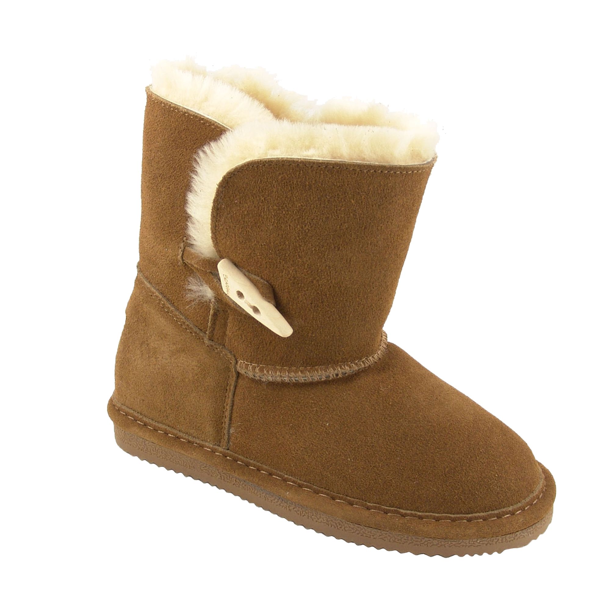 Bearpaw Girls Youth  Abigail  Suede Fashion Boot- Hickory at Sears.com