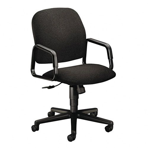 HON High-Back Swivel/Tilt Chair, Black Olefin