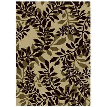 Colormate Ambergine Vine Beige Area Rug - 84in x 60in at Kmart.com