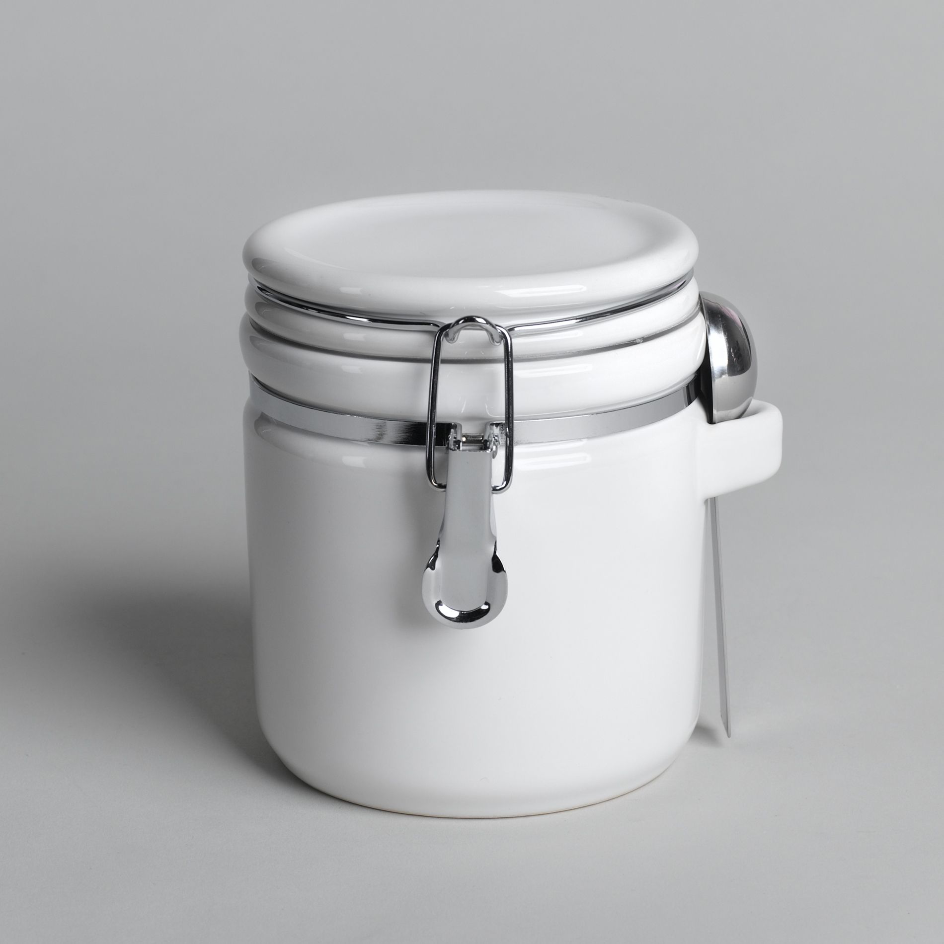 Essential Home White Medium Ceramic Canister at Kmart.com