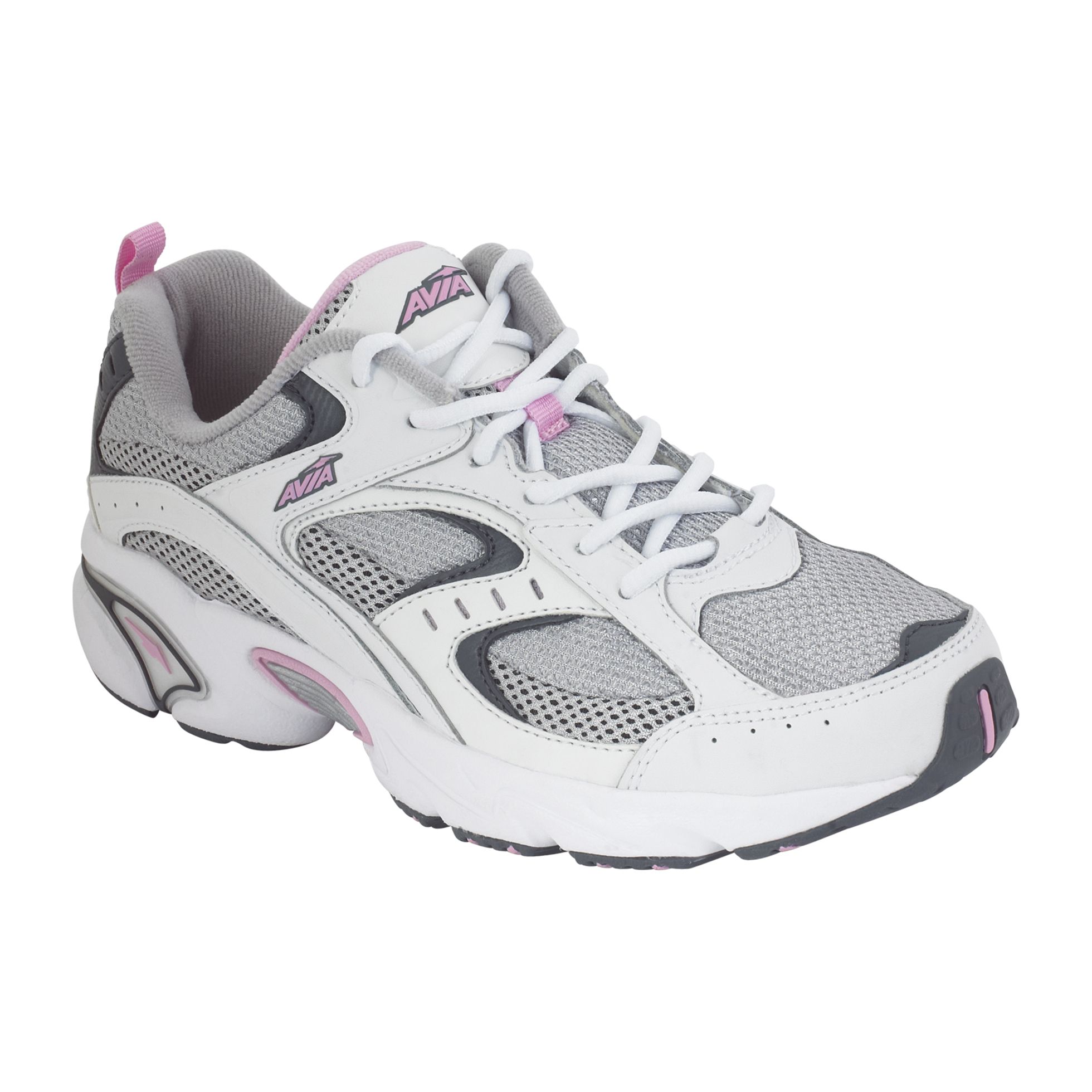 Avia Women�s 5018 Running Shoe White/Gray/Pink Shop
