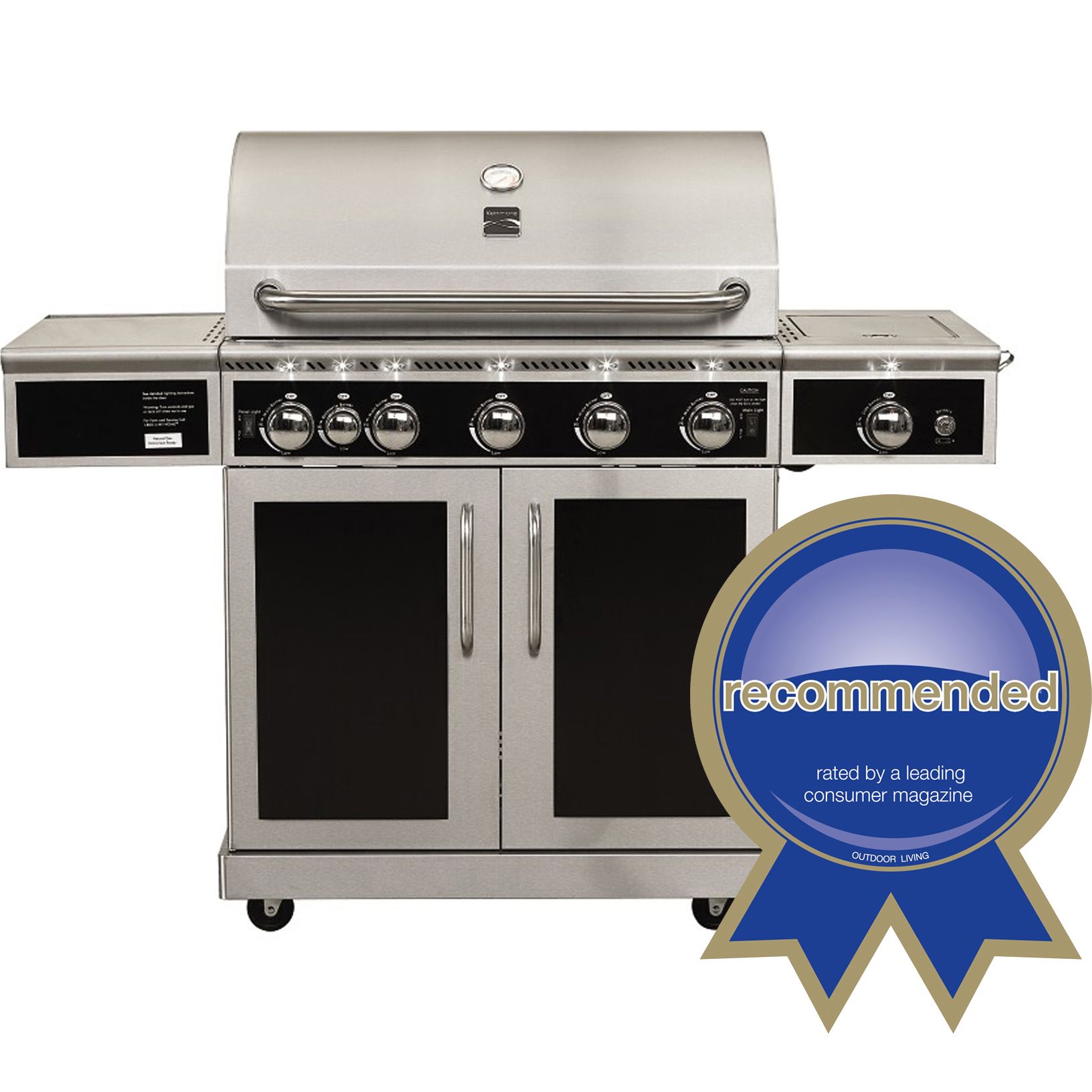 Kenmore 5 Burner LP Gas Grill w/ LED light Control Panel* D & H