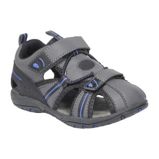 Toddler Boys' Ron 2 Double Velcro Sandal - Grey - Clothing, Shoes ...