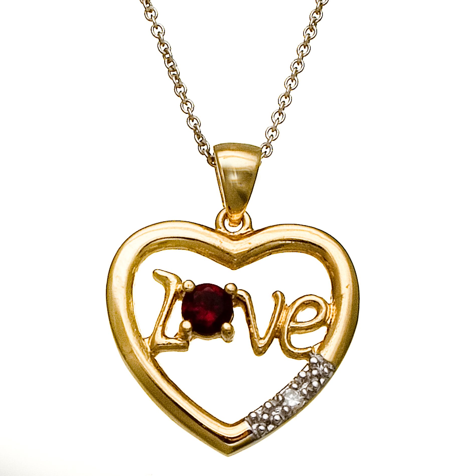 &nbsp; Love Pendant in Sterling Silver