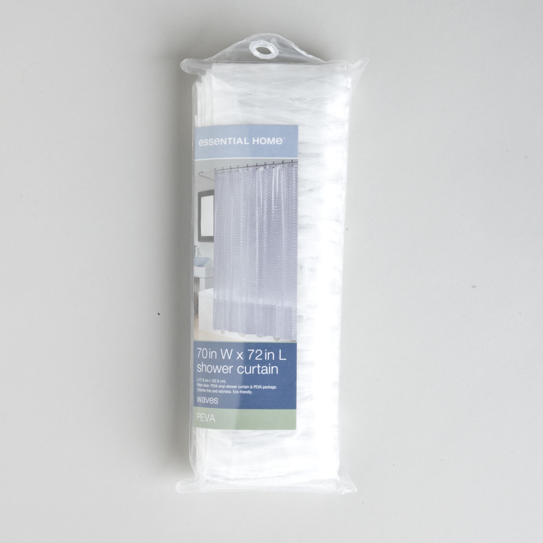 Essential Home Peva Shower Curtain Forest Home Bed