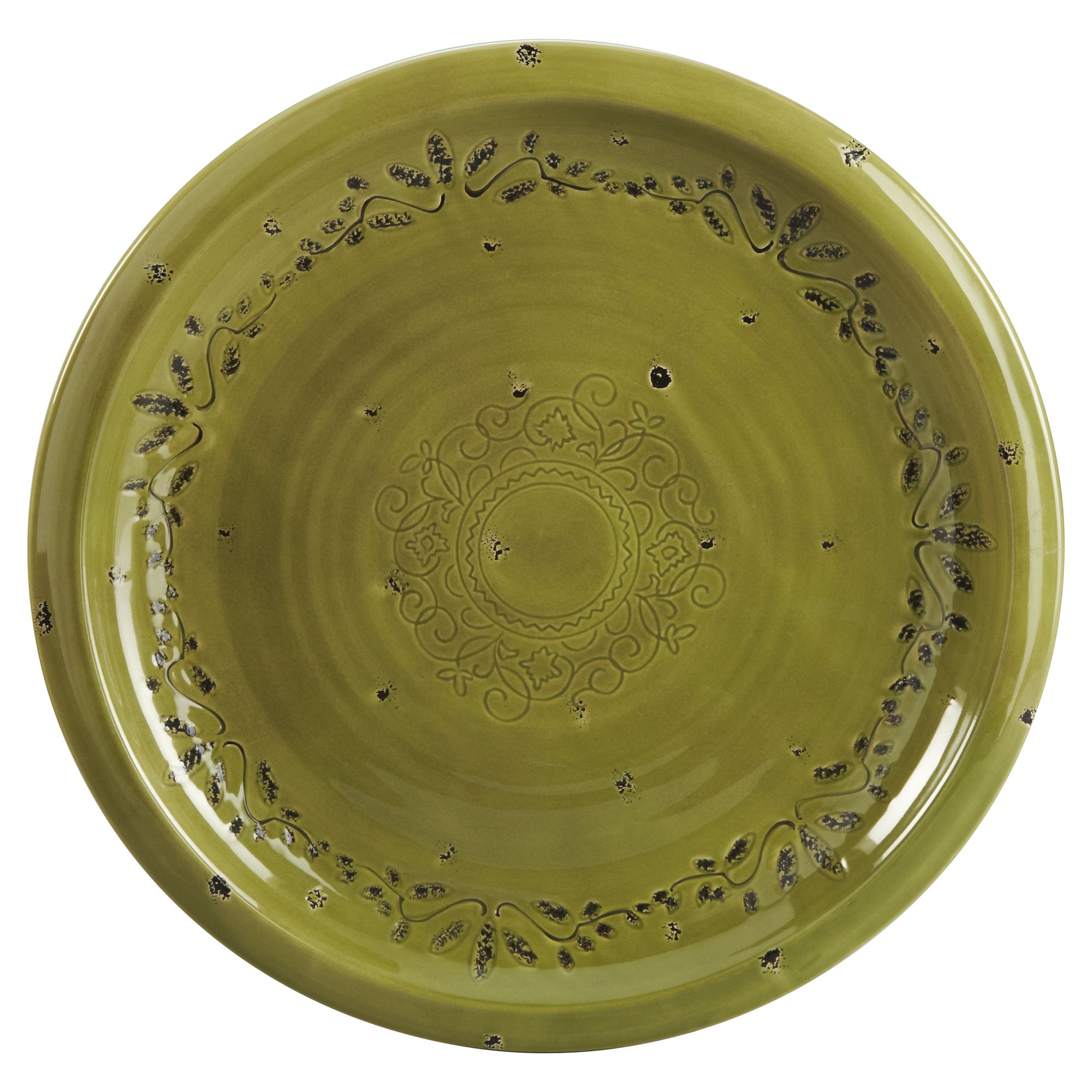 Tabletops Unlimited, Inc Roma Antica 16" Coupe Platter - Sage