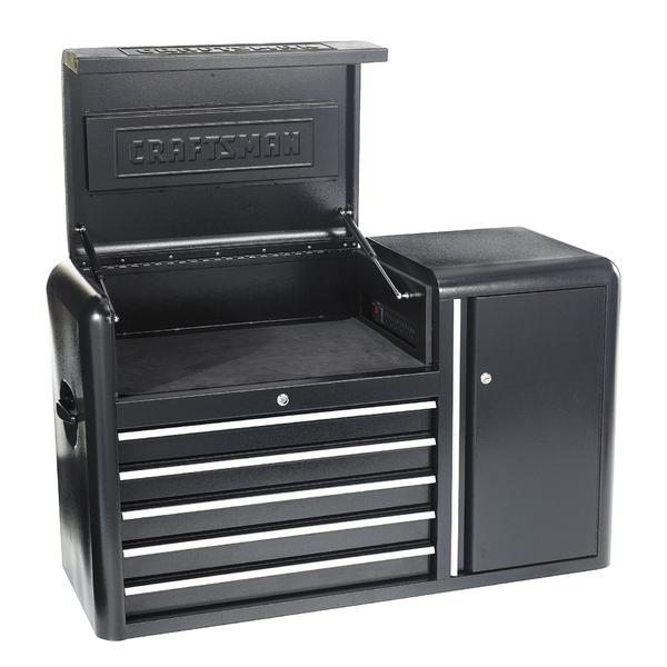 Craftsman Sea6415ptch 5 Drawer 43 Inch Contour Power Top Chest