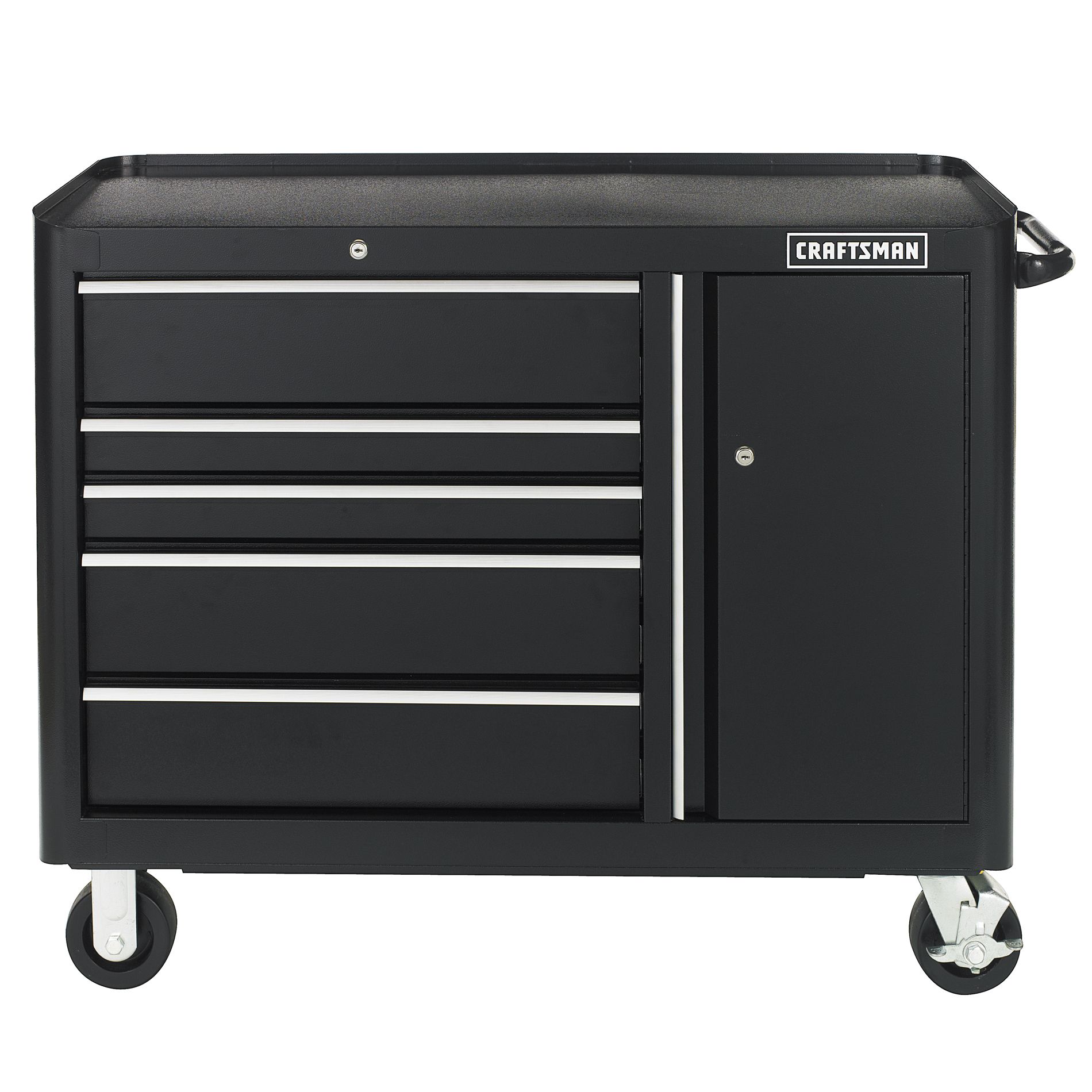 Craftsman 5-Drawer  43-Inch Contour Power Roller Cabinet