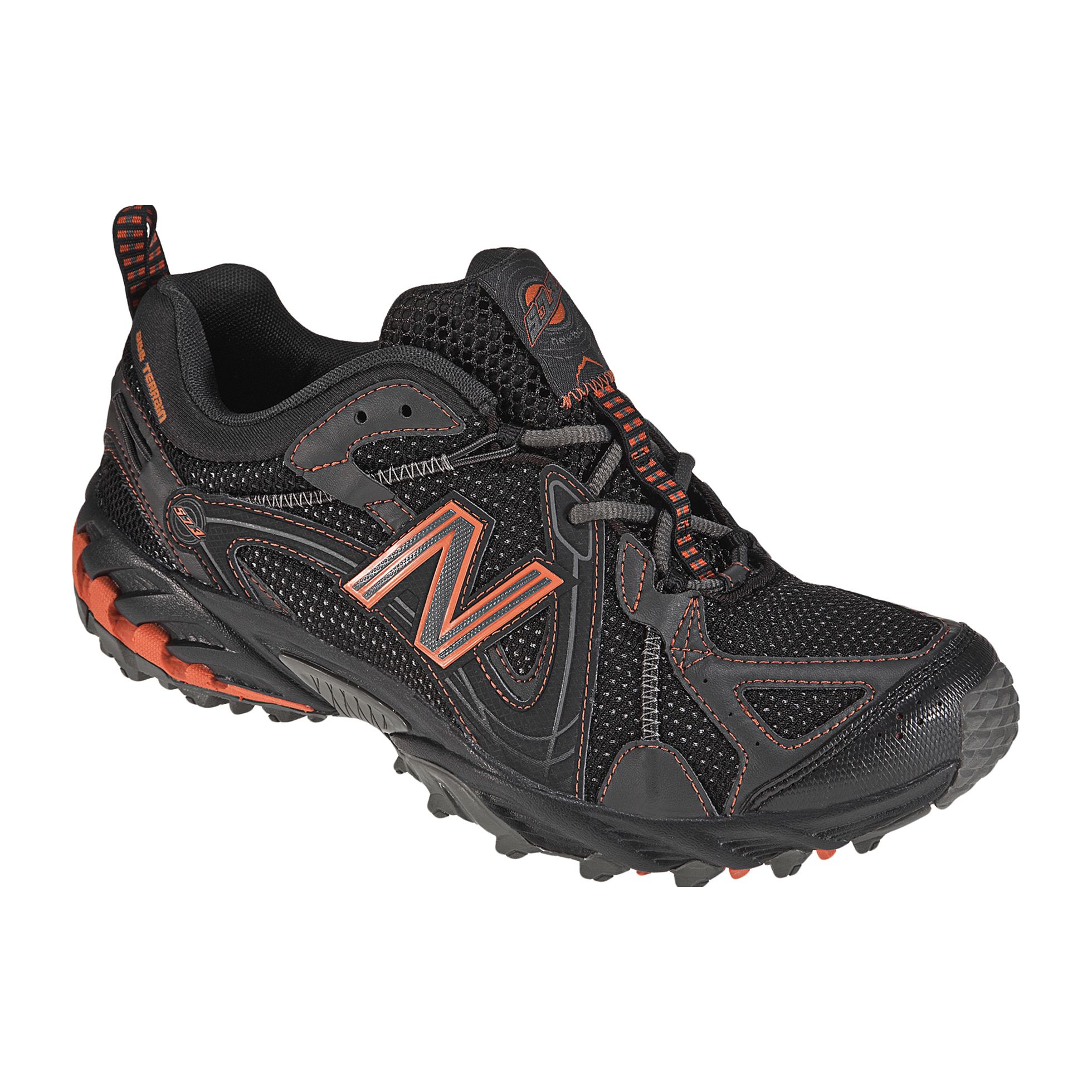 New Balance Men's 573 Trail Running Athletic Shoe - Black/Orange