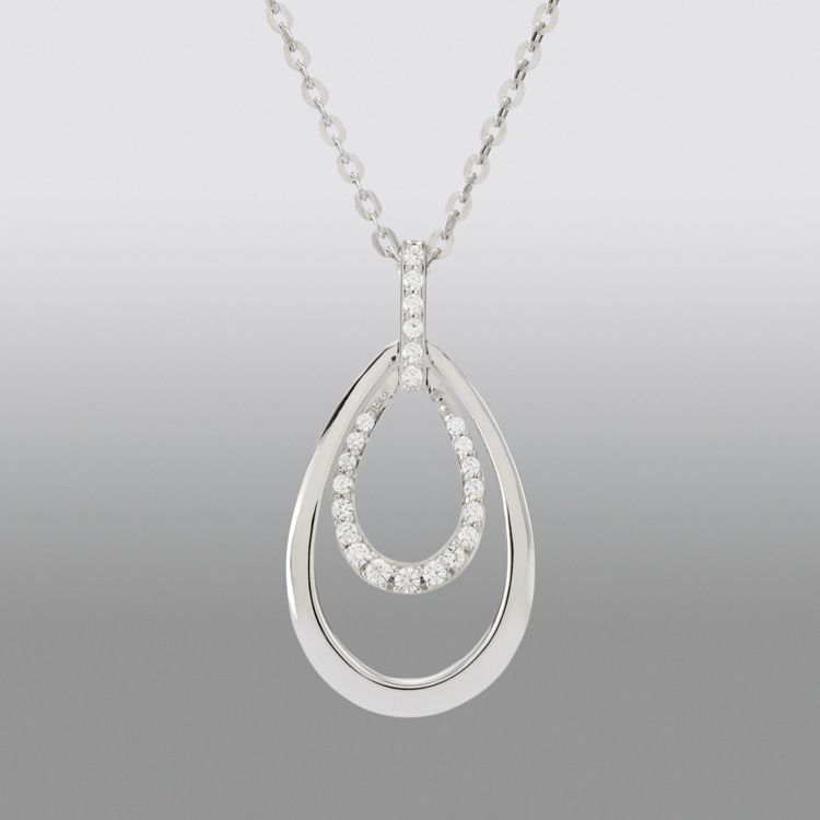 Zeghani Simulated Diamond Pendant at Sears.com