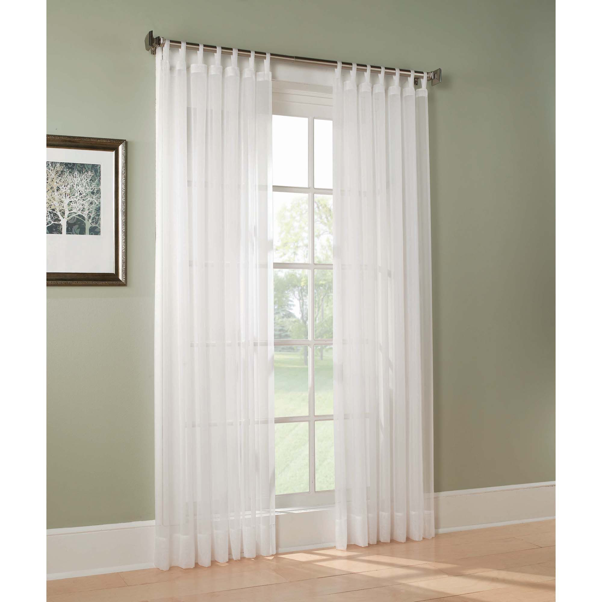 Colormate Voile Tab Top Panel - 84" Platinum at Kmart.com