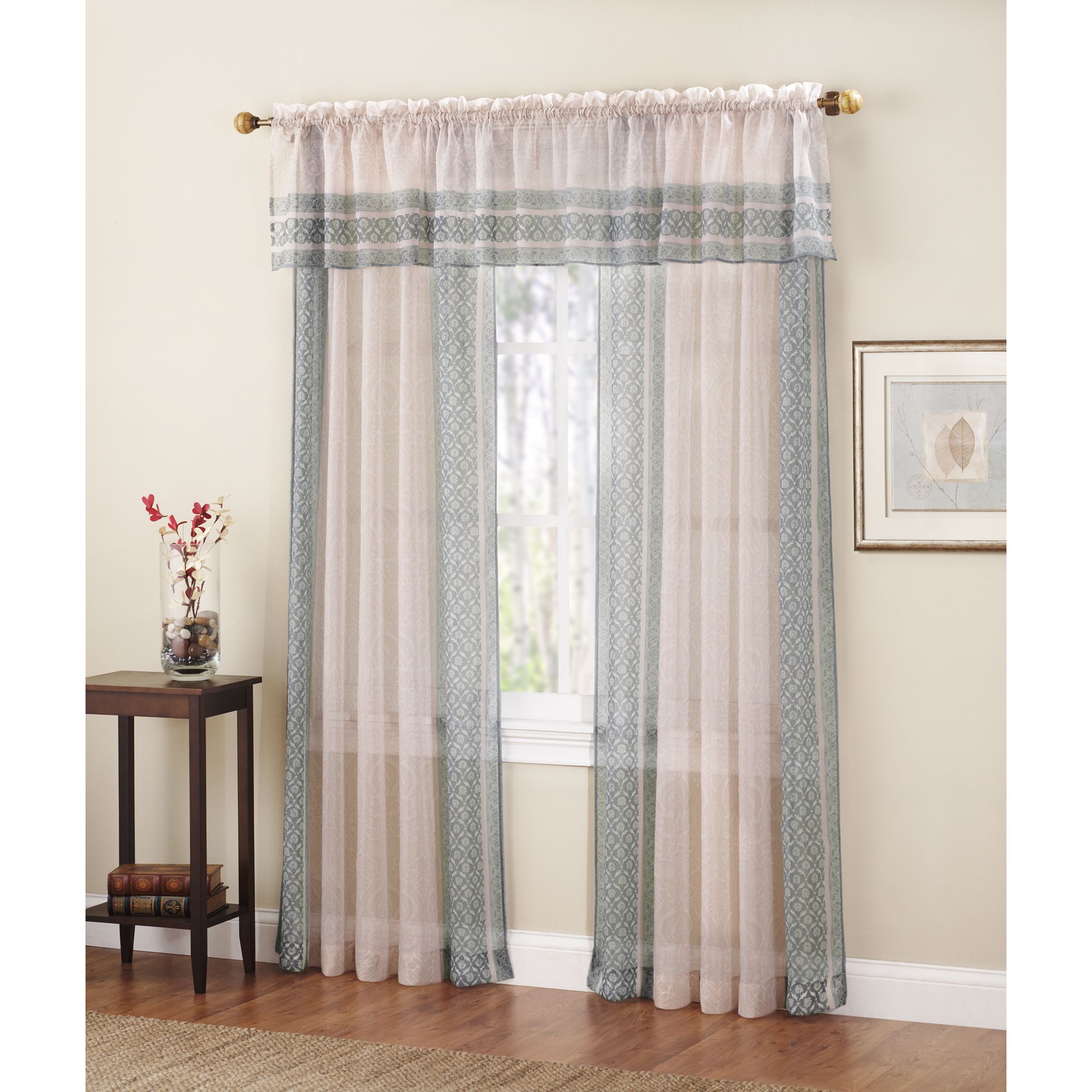 Colormate Indira Window Panel Peacock at Kmart.com