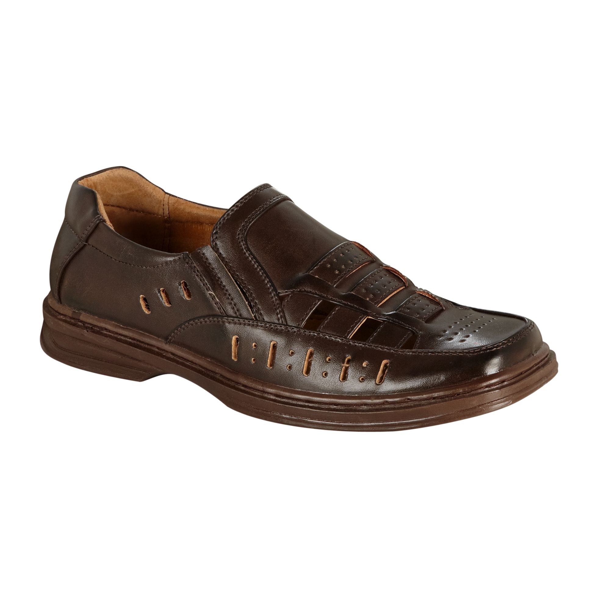 Franco Vanucci Men's 7018 Casual Shoe - Brown at Kmart.com