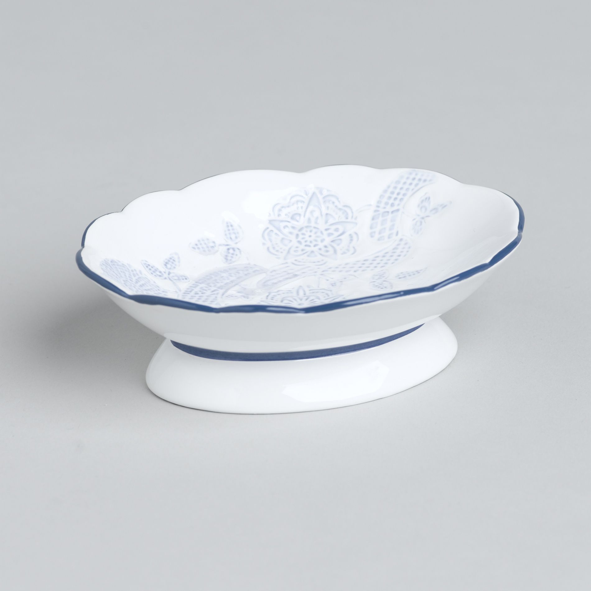 Country Living Porcelain Blossom Soap Dish - Bed & Bath - Shower ...