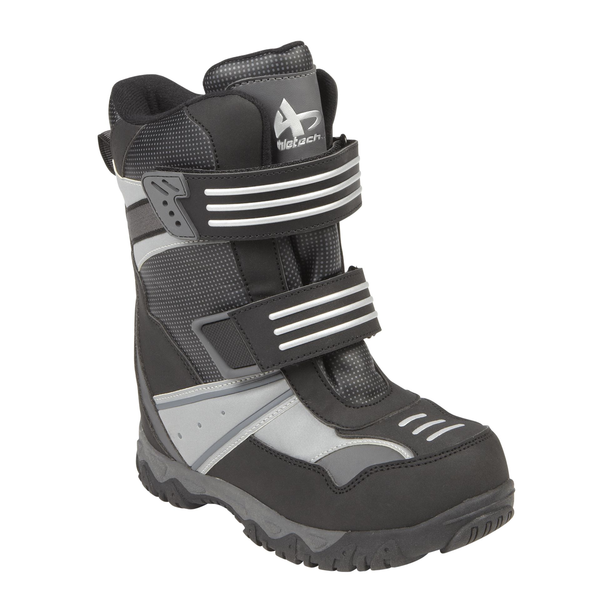 Athletech Boy's Abraham Two Strap Winter Boot - Black at Kmart.com
