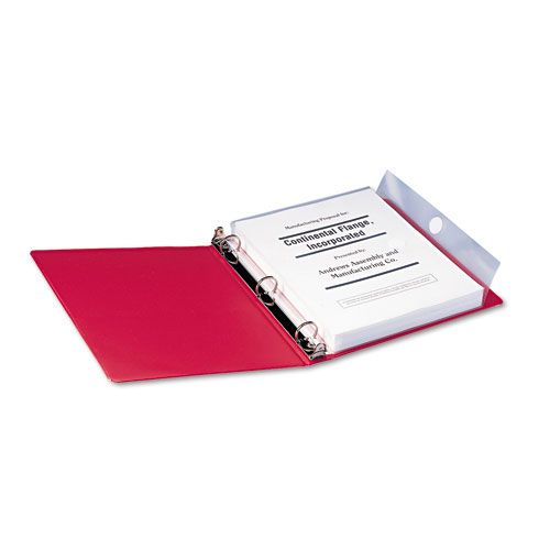 Smead Poly Ring Binder Pockets, 8.5x11, Clear, Three/PK at Kmart.com