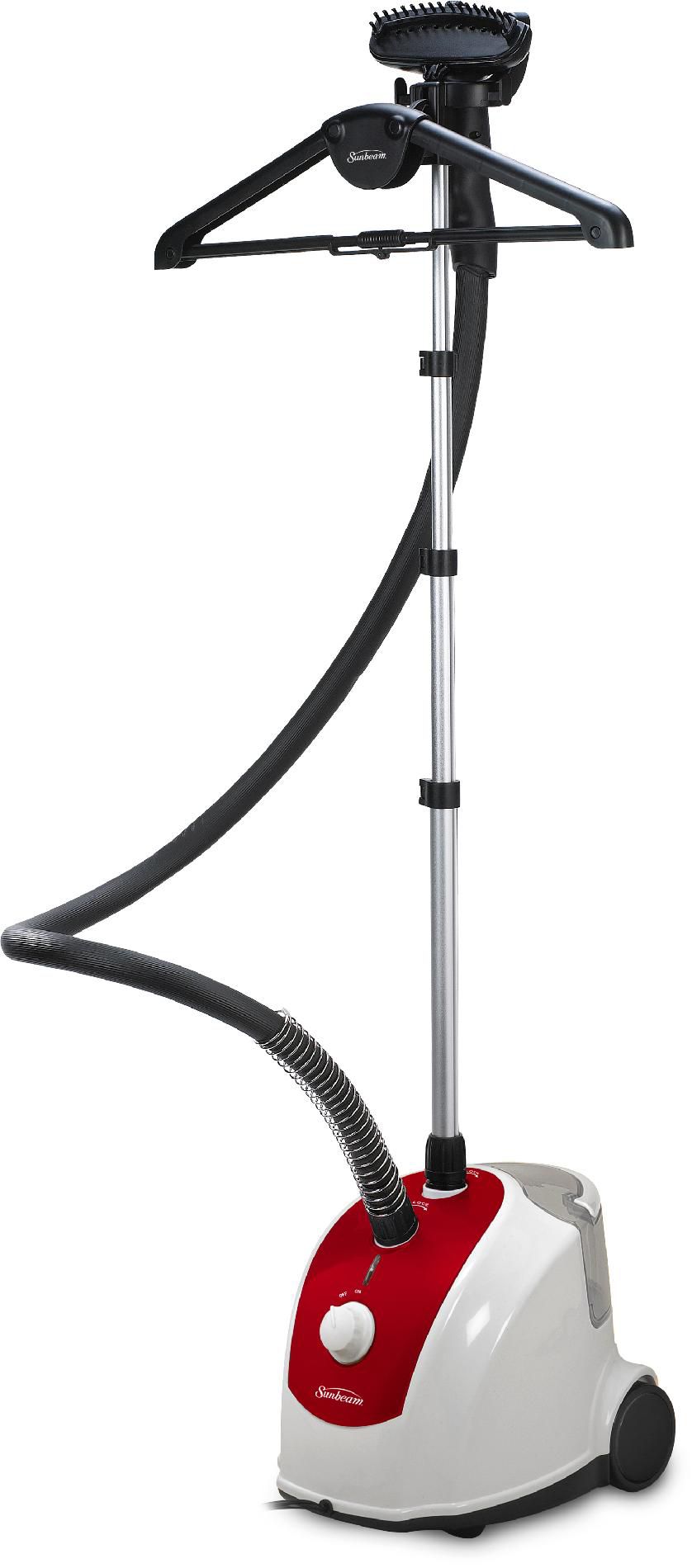UPC 892013000081 product image for 1500 Watts Classic Garment Steamer with Folding Hanger and Fabric Brush Red/ Whi | upcitemdb.com