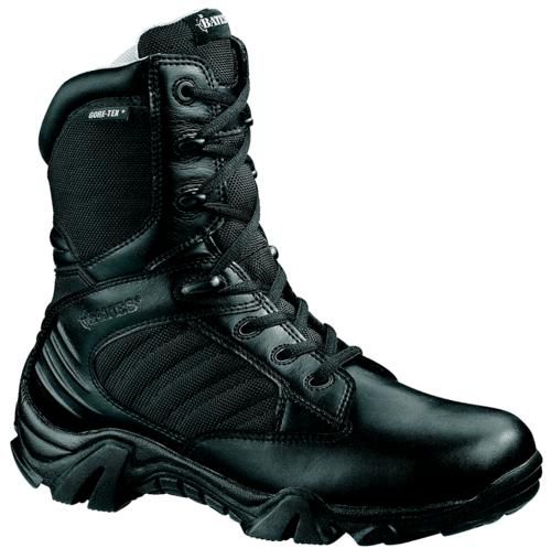 Bates Women's GX-8 Gore-Tex Side Zip Black Leather #2788 at mygofer.com