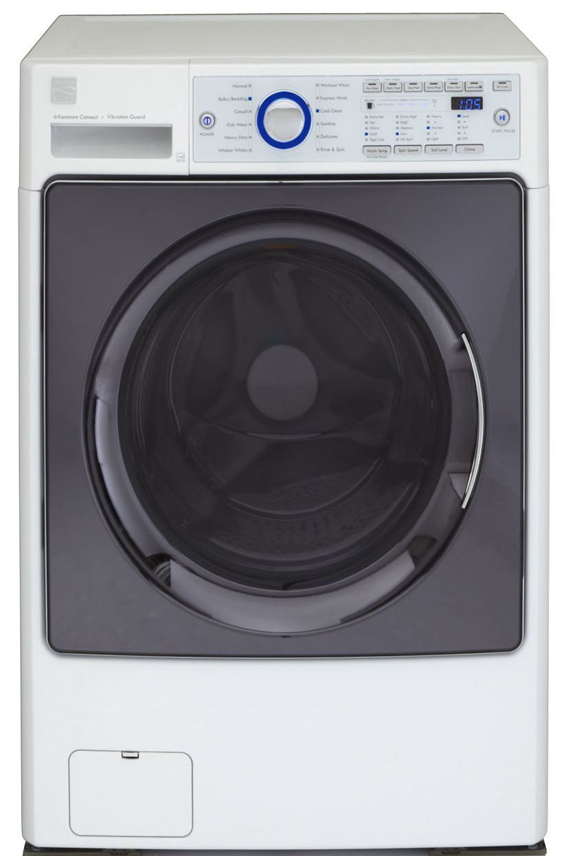 Kenmore Elite 4.3 Cu. Ft. Frontload He Washer White Truba