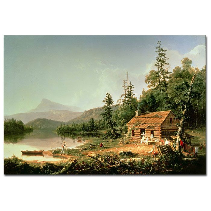 Trademark Fine Art 22x32 inches Thomas Cole "Home in the Woods 1847" at Sears.com