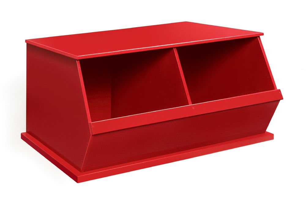 Badger Basket Two Bin Storage Cubby in Red at Kmart.com