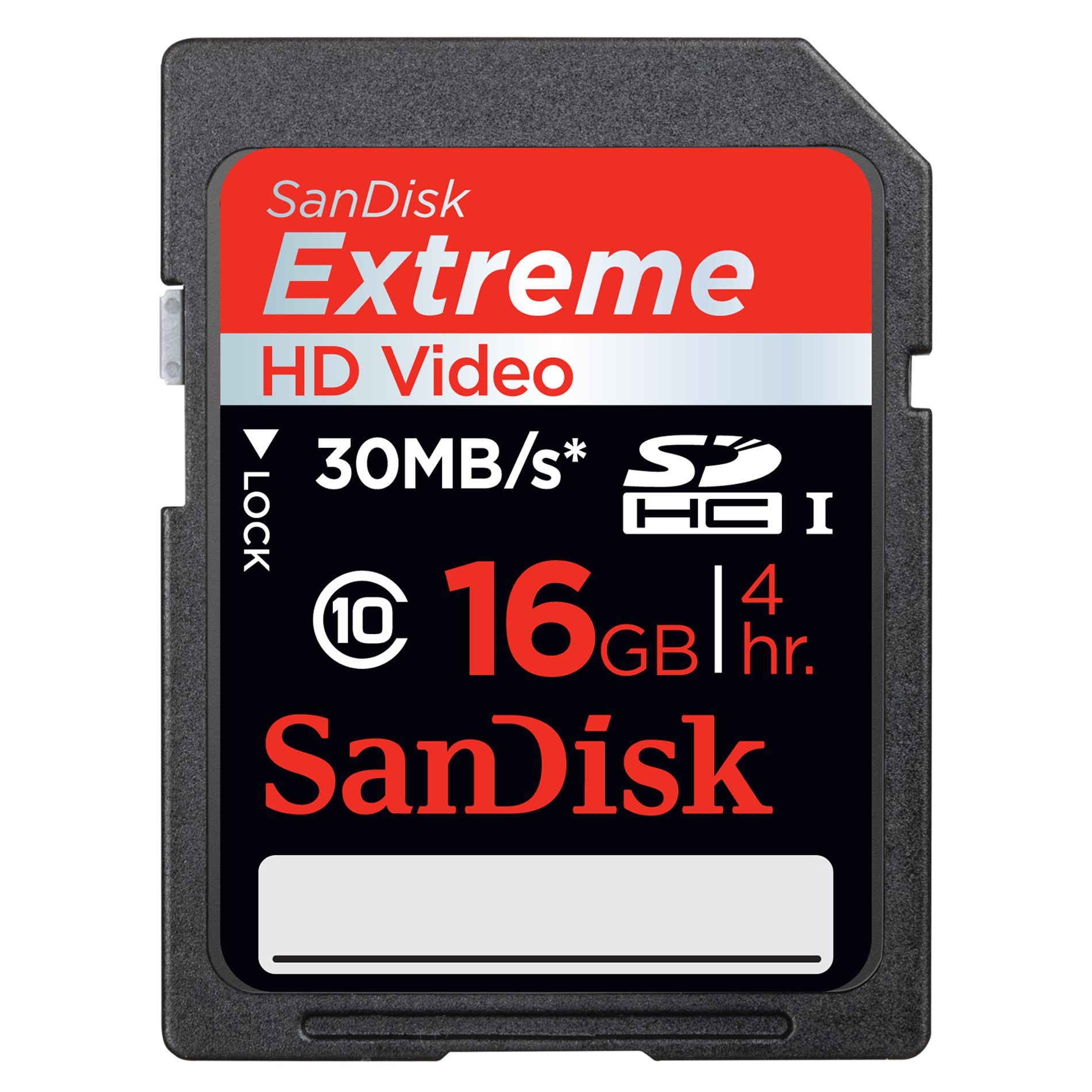 SanDisk 16GB Extreme HD Video SDHC Flash Memory Card at Kmart.com