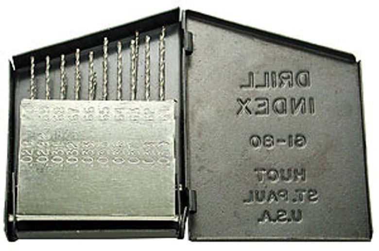 Gyros 45-22020 High Speed Steel Wire Gauge Drill Bit Metal Box Set - #61-#80,  Set  of 21. For Dremel Type Tools. at Kmart.com