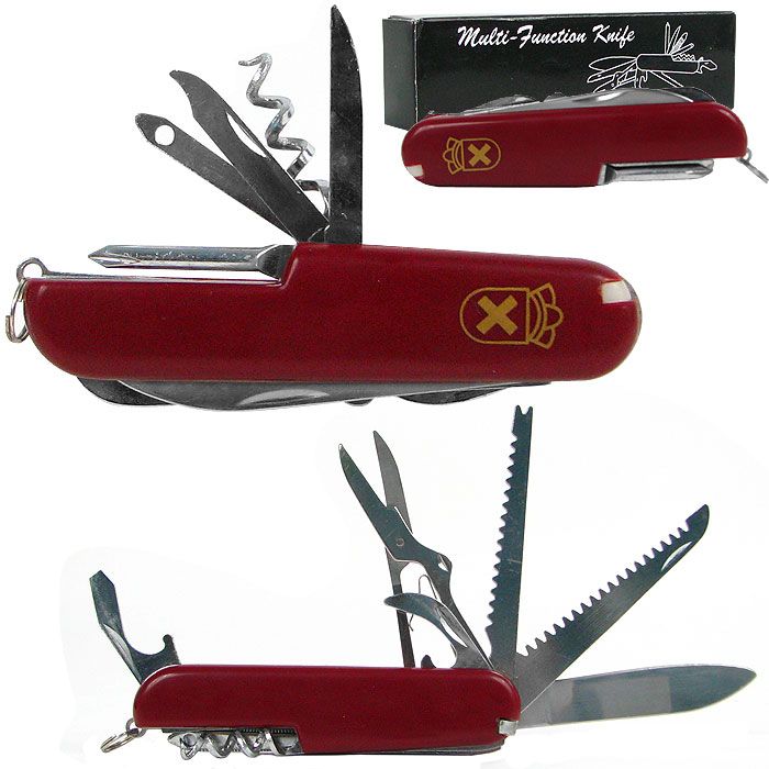 Whetstone Red 13 Function Swiss Type Army Knife - 3.5 Inches Closed at Sears.com