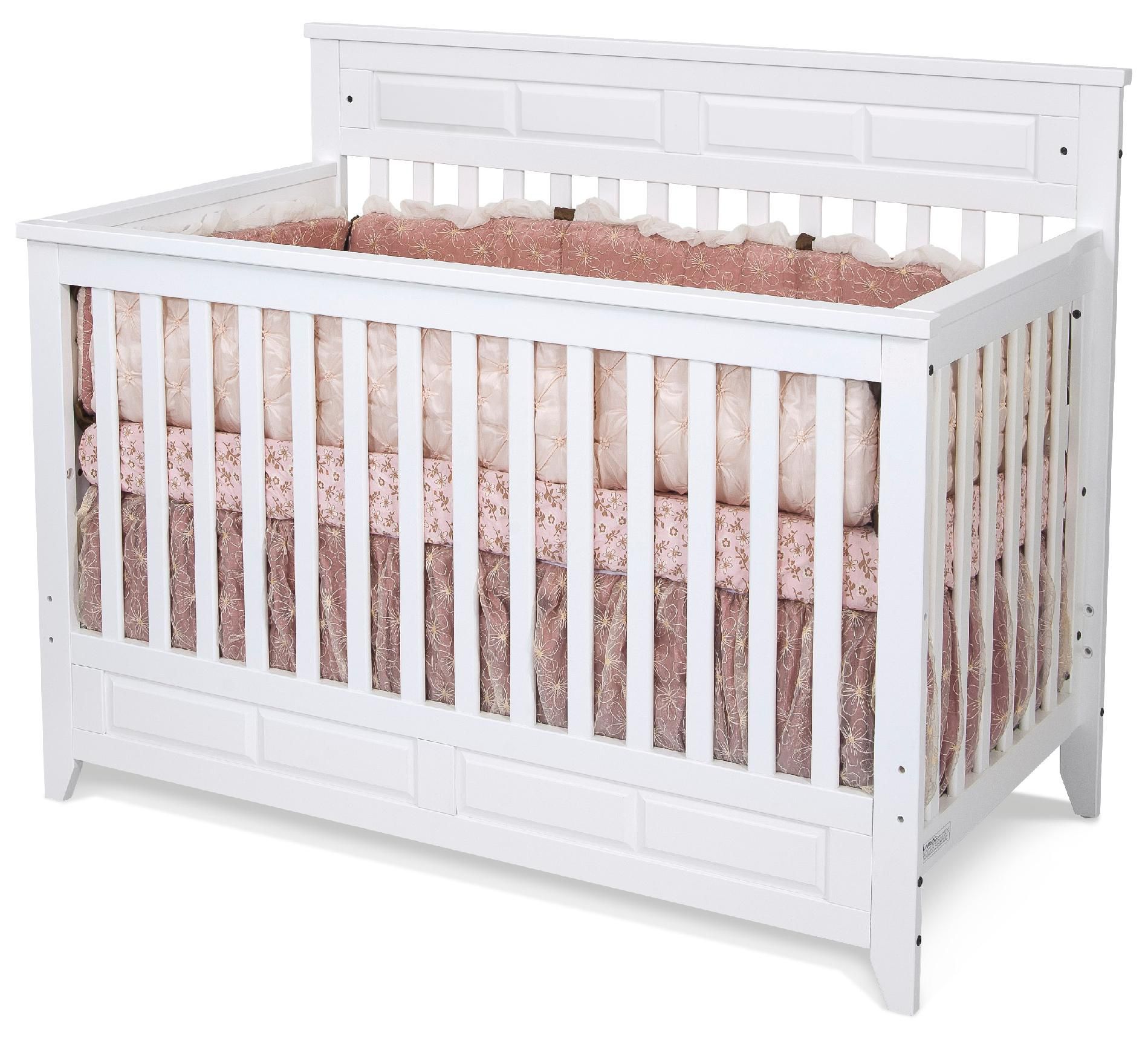  Childcraft F34701.46 Childcraft Logan Convertible Crib Matte White 