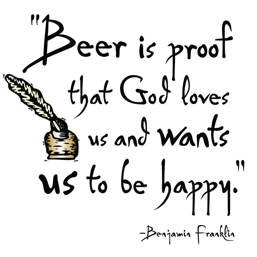 Beer is Proof