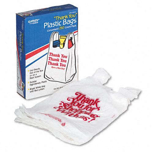 Cosco "Thank You" Bags, Printed, Plastic, .5mil, 11 x 22 at Sears.com