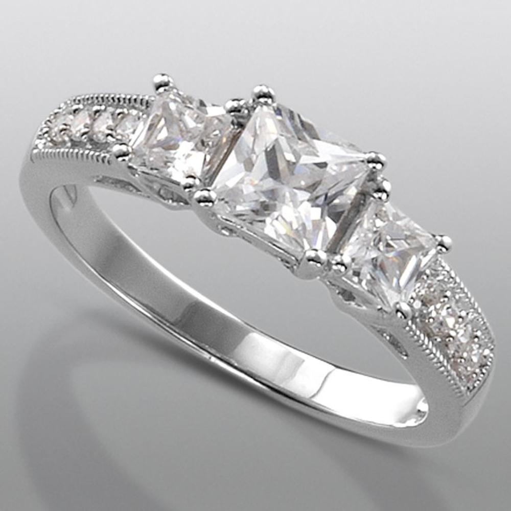 Simulated Diamond Ring Bridal Set_in Size 7